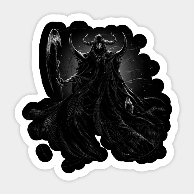 Death Sticker by WOVENPIXLS